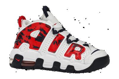Scarpe da ginnastica per bambini - camuffato - Nike Air More Uptempo GS - rosso
