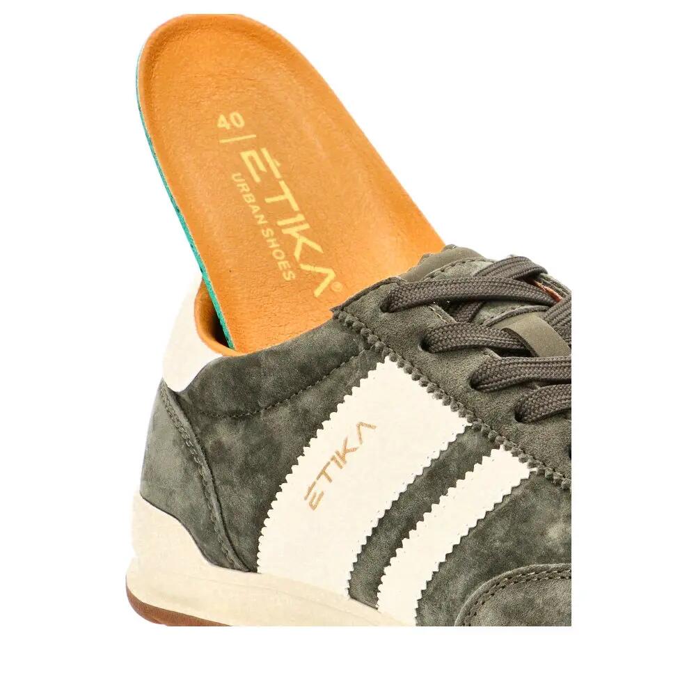 Deportivas Casual Hombre Suela Plana - Modelo 82028 Verde 6/6