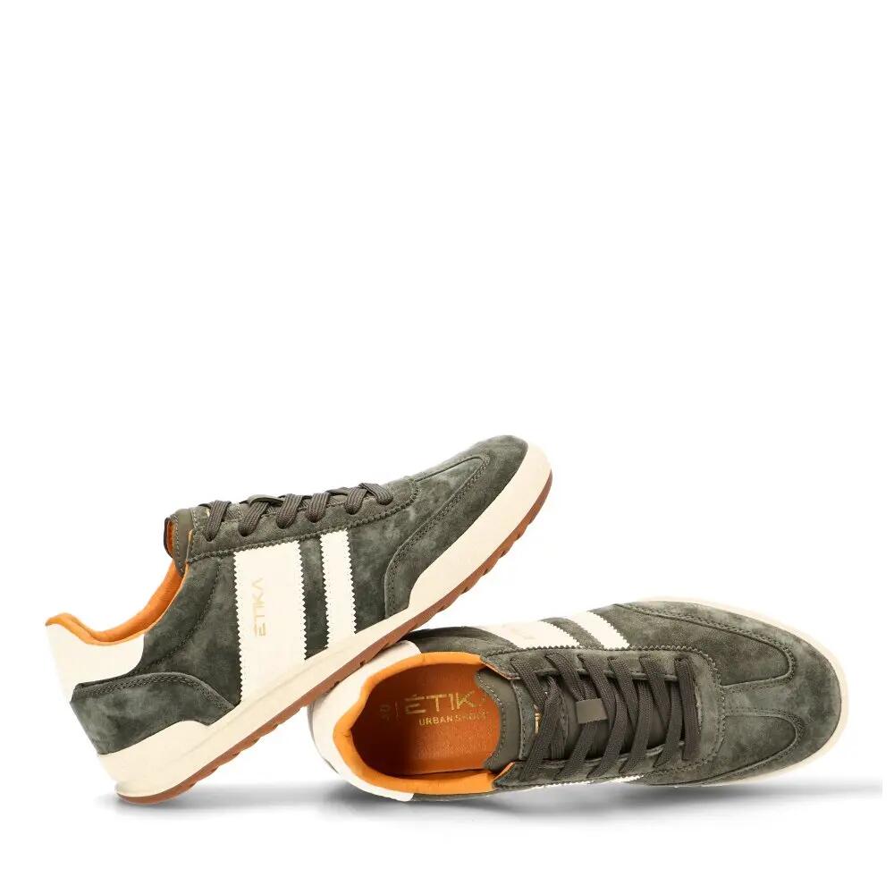 Deportivas Casual Hombre Suela Plana - Modelo 82028 Verde 5/6