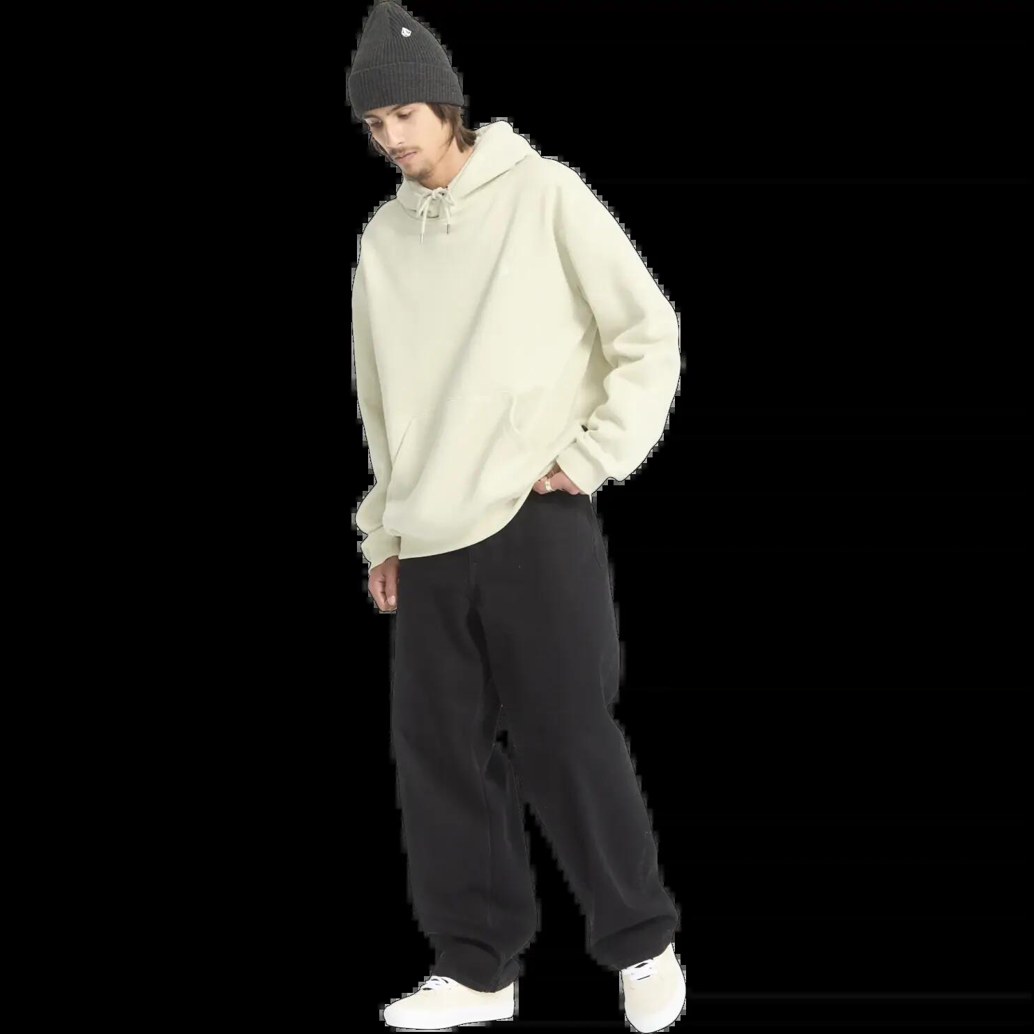 Sweatshirt com capuz Volcom Single Stone Bege 5/7