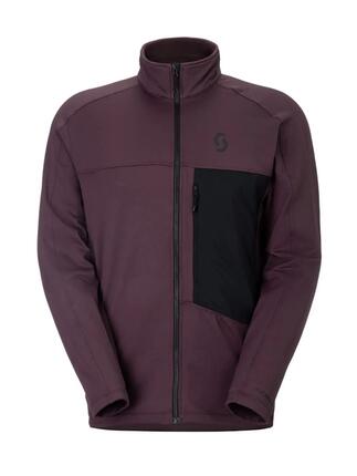 SCOTT Scott Herren Defined Midlayer Jacke cocoa red/black