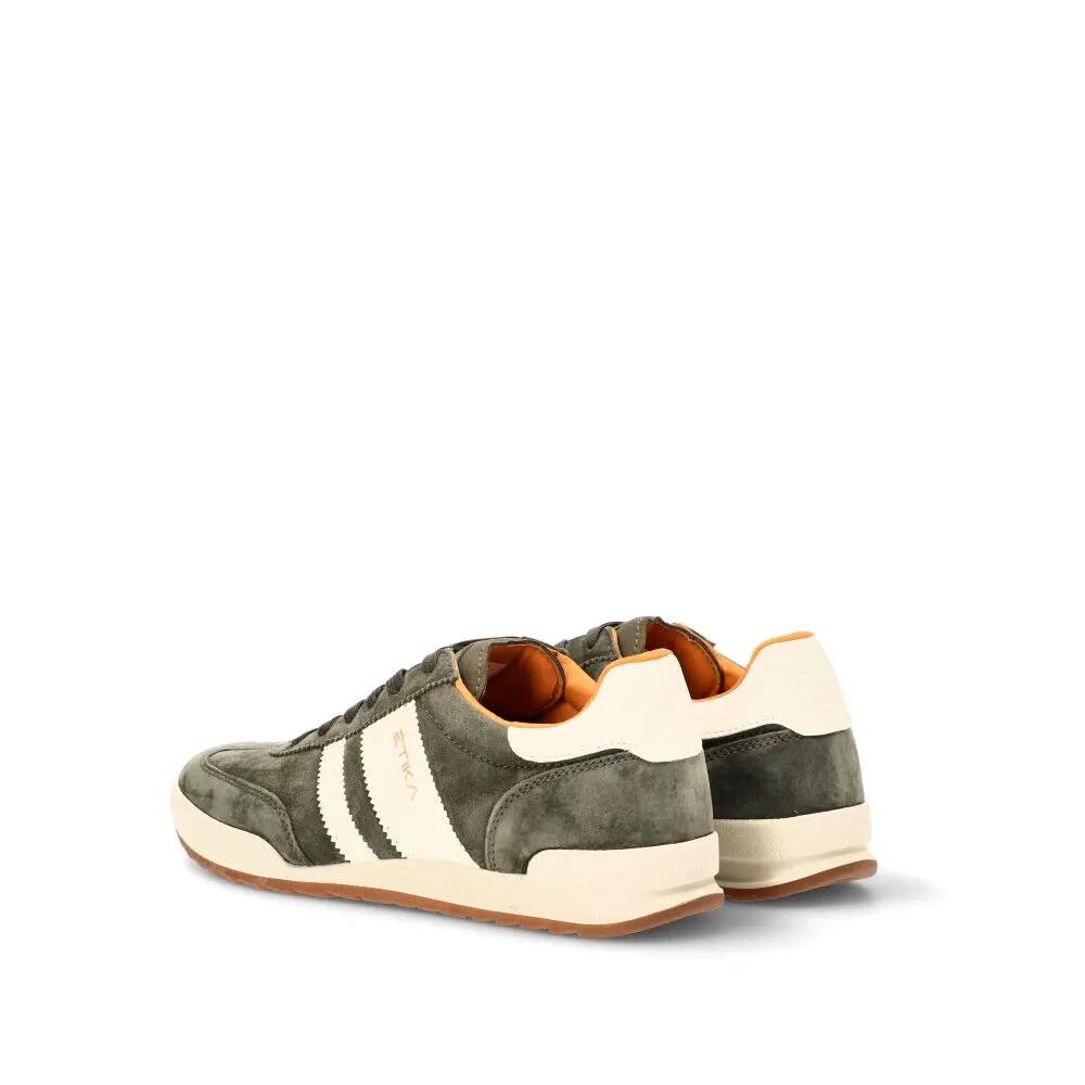Deportivas Casual Hombre Suela Plana - Modelo 82028 Verde 4/6
