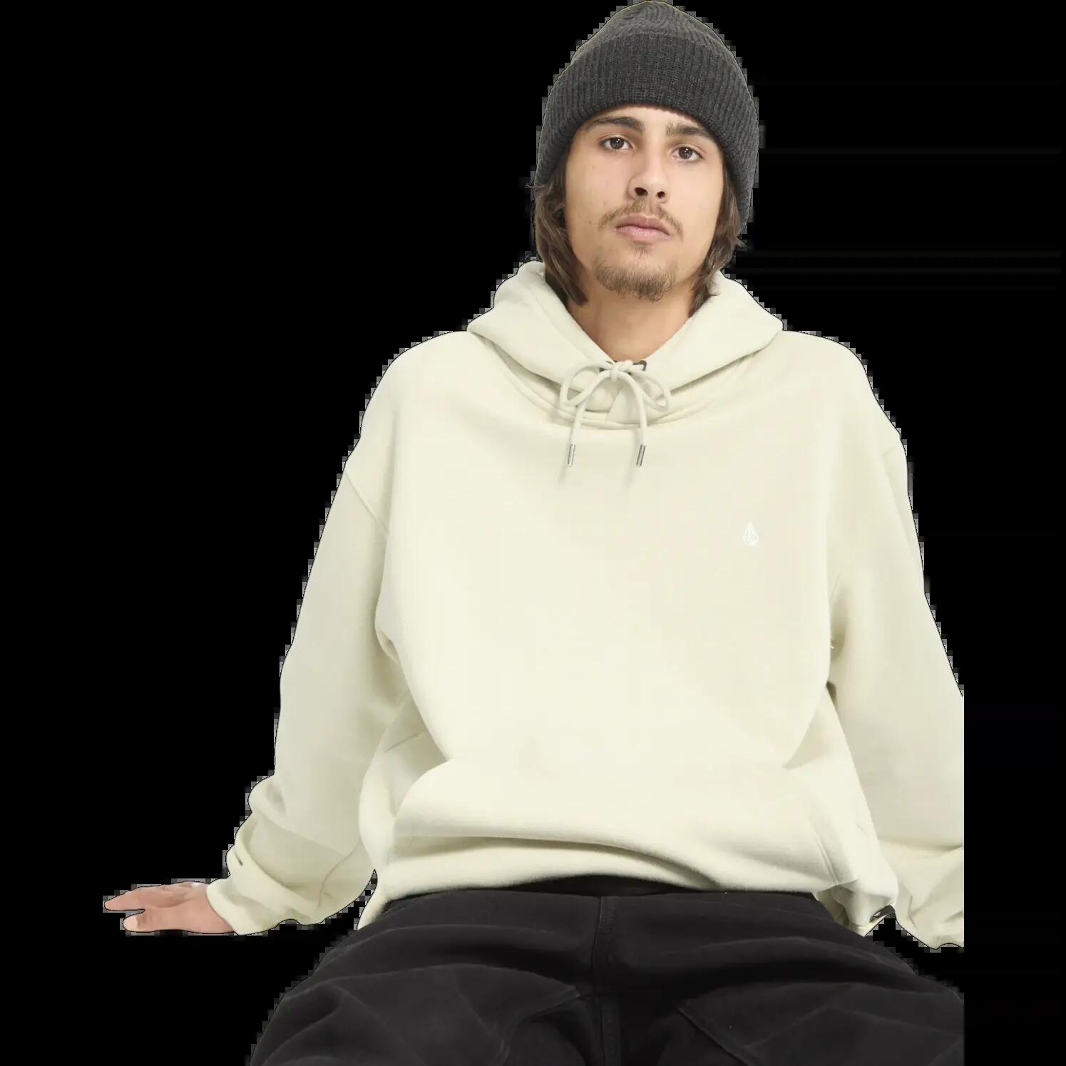 Sweatshirt com capuz Volcom Single Stone Bege 4/7