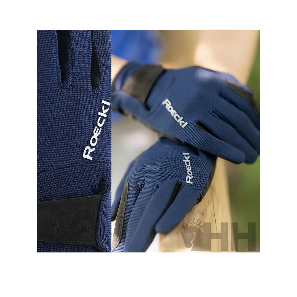 Gants de vélo Roeckl Meura GORE-TEX Windstopper Bleu 3/4