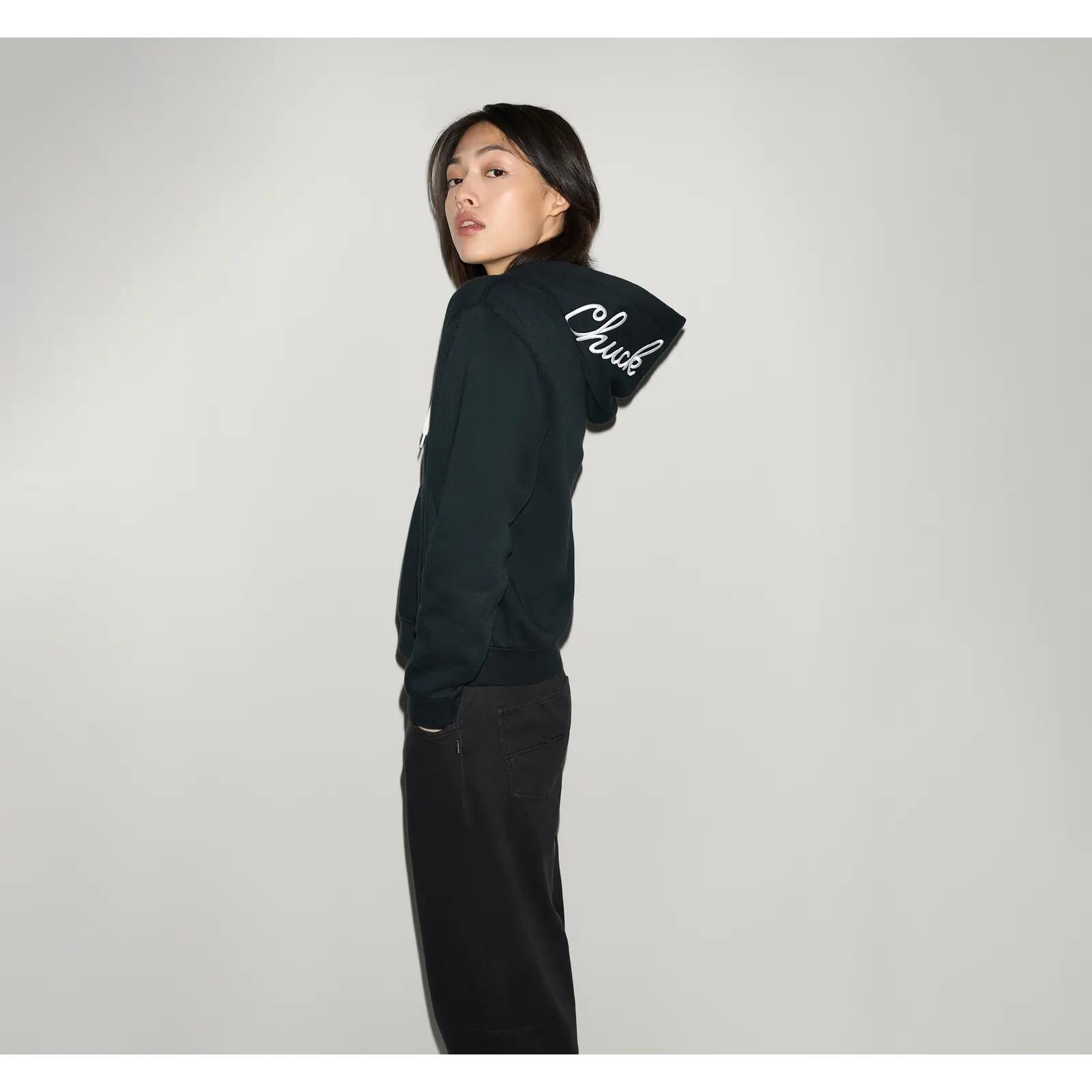 Hood Converse Signature Full-zip, Black, Unisex 4/5