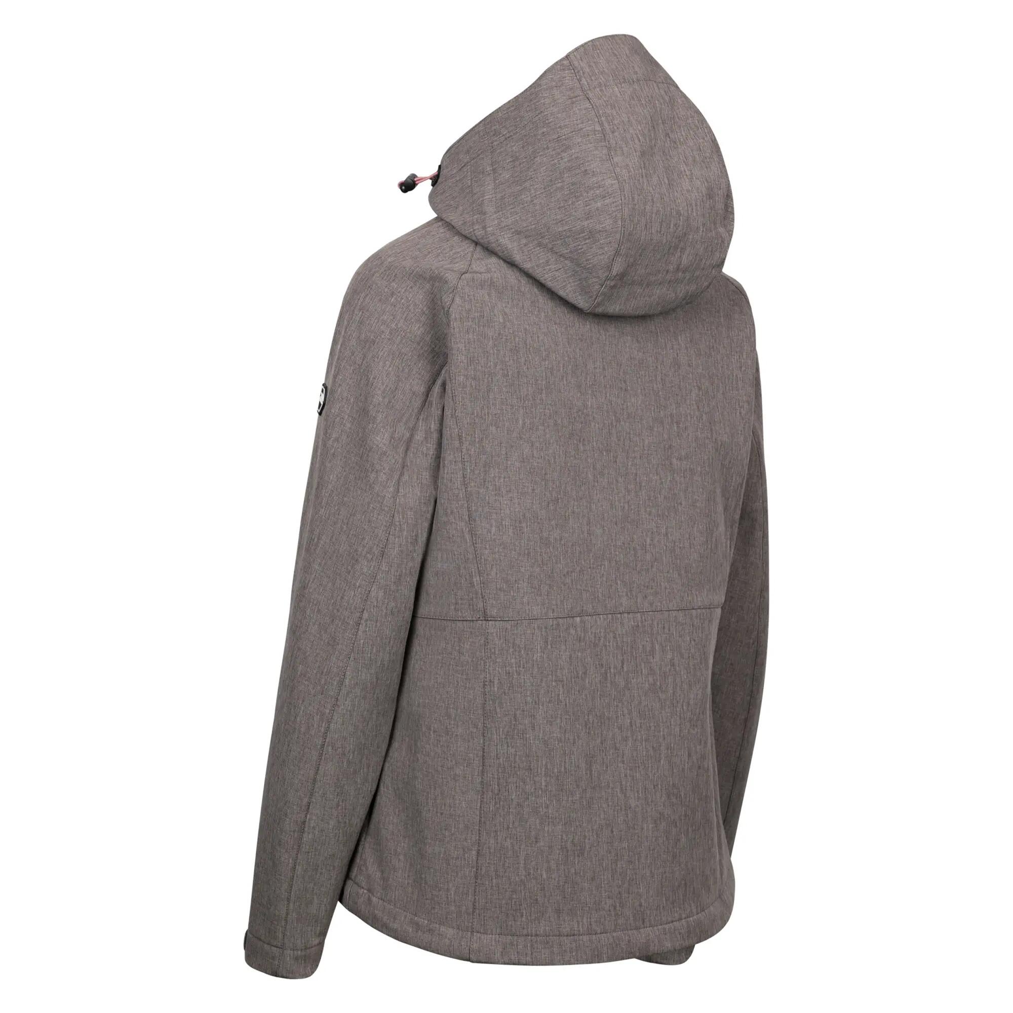Womens/Ladies Fryatt Soft Shell Jacket (Grey Marl) 2/3