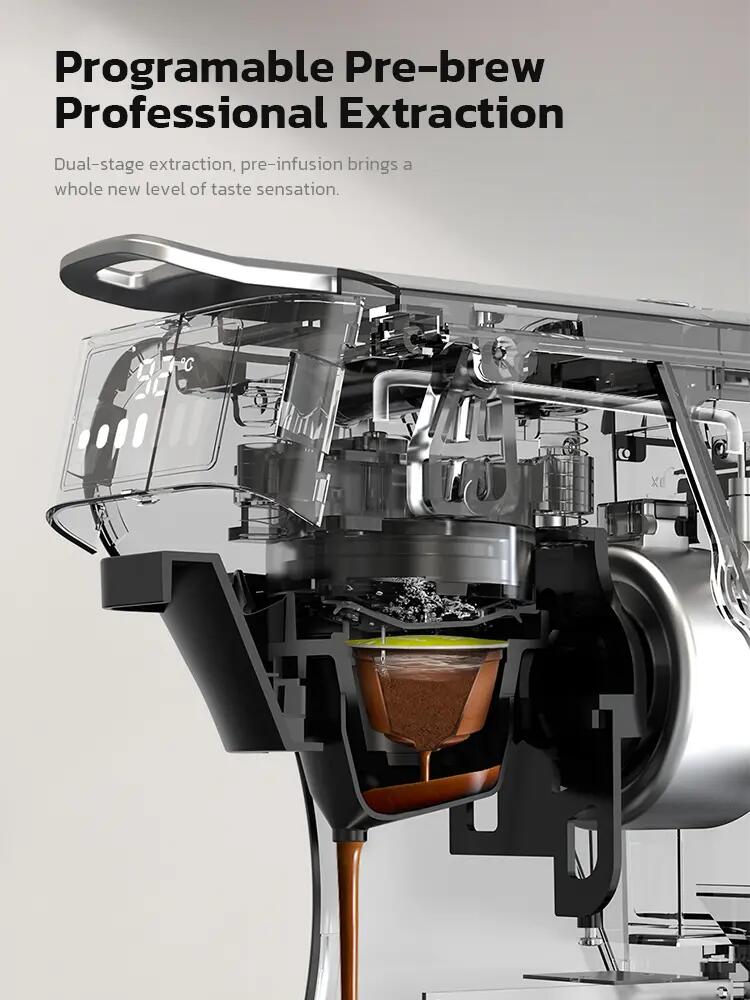 HIBREW H1B Coffee Machine 6-in-1 20 Bar Programmable Coffee Machine 6/9