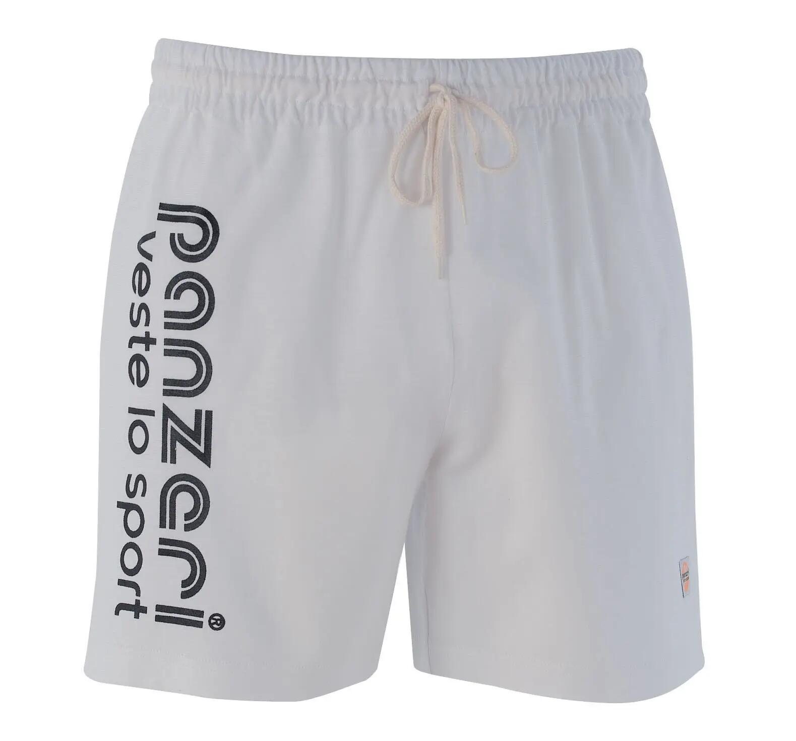 Short Panzeri Mixte Mixte - Uni A - Blanc / Noir 1/1