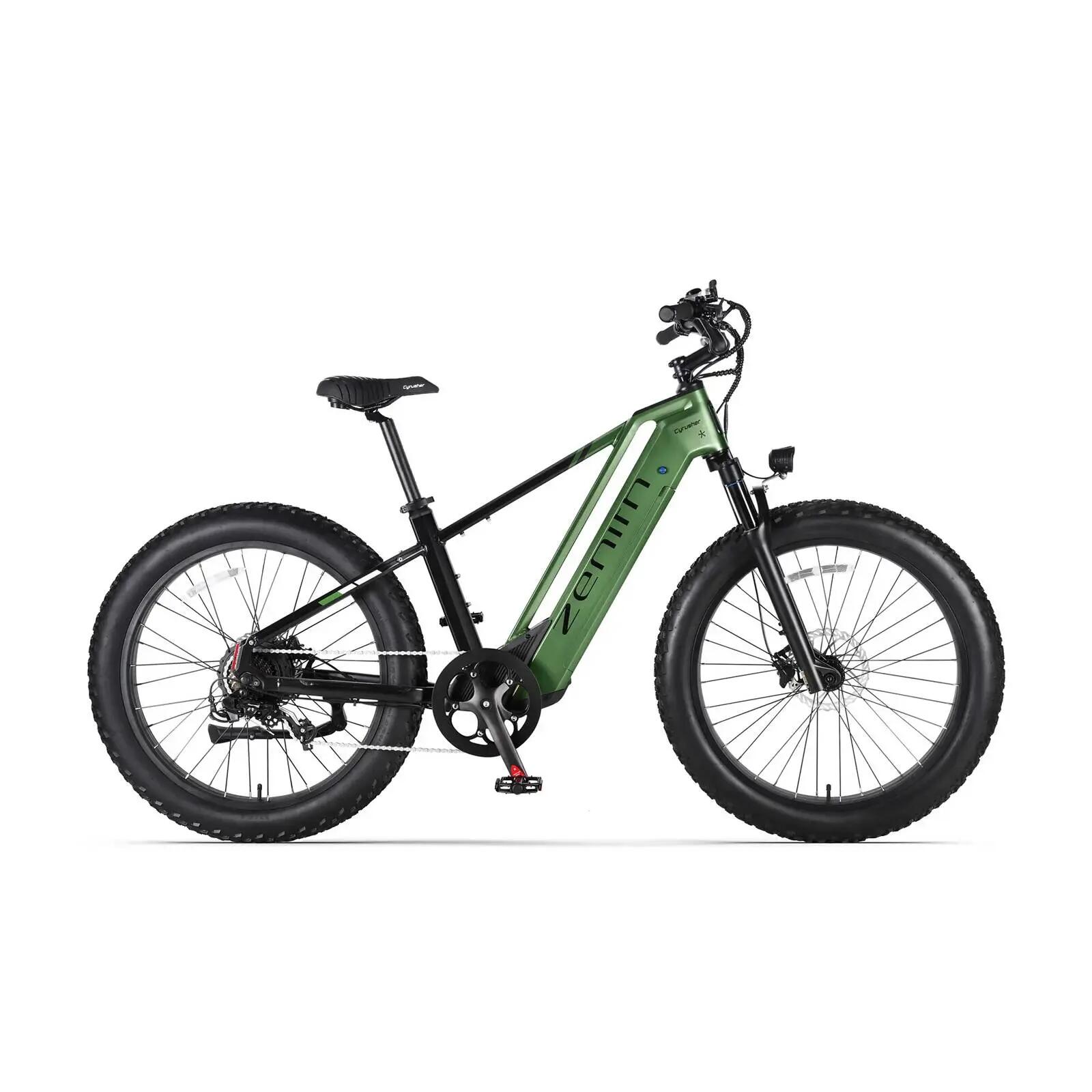 Cyrusher Zenith, batteria 52V 15Ah, pneumatici 26×4.0" bici elettrica, 95Nm 3/4