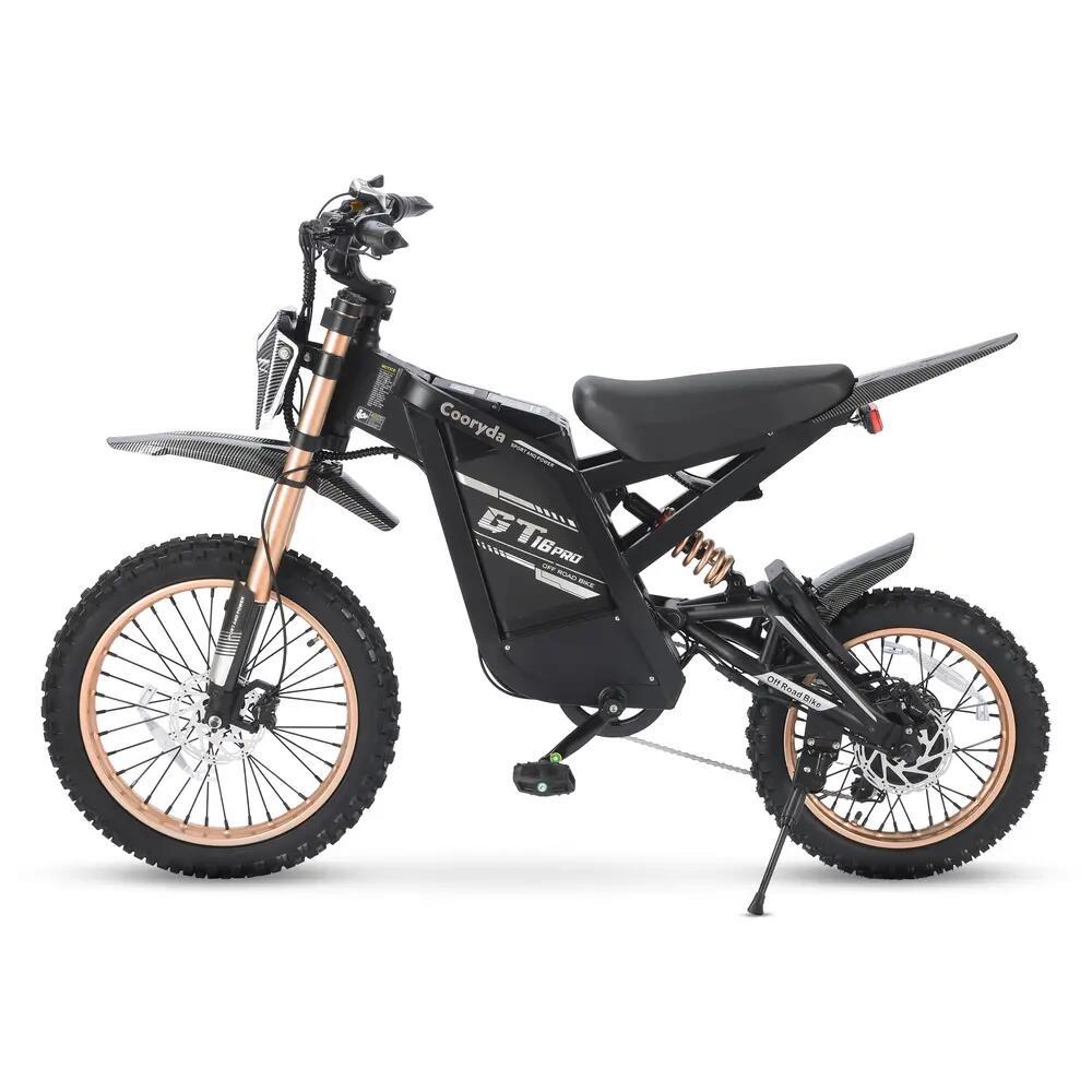 GT16 Pro - Electric fat bike - 16 inch - 250W - 7 gears - Rose gold 4/4