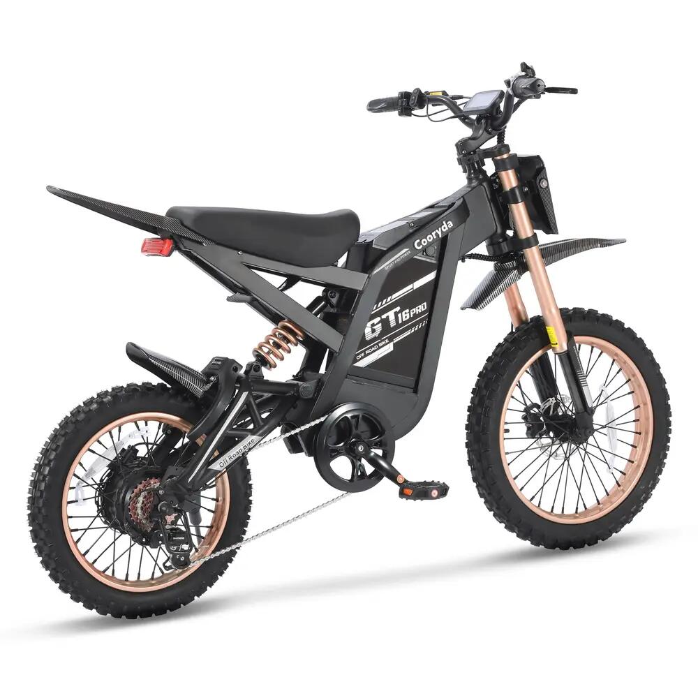 GT16 Pro - Electric fat bike - 16 inch - 250W - 7 gears - Rose gold 3/4