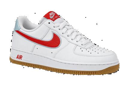 Zapatillas hombre low-cut Nike Air Force 1 blanco Chile Red