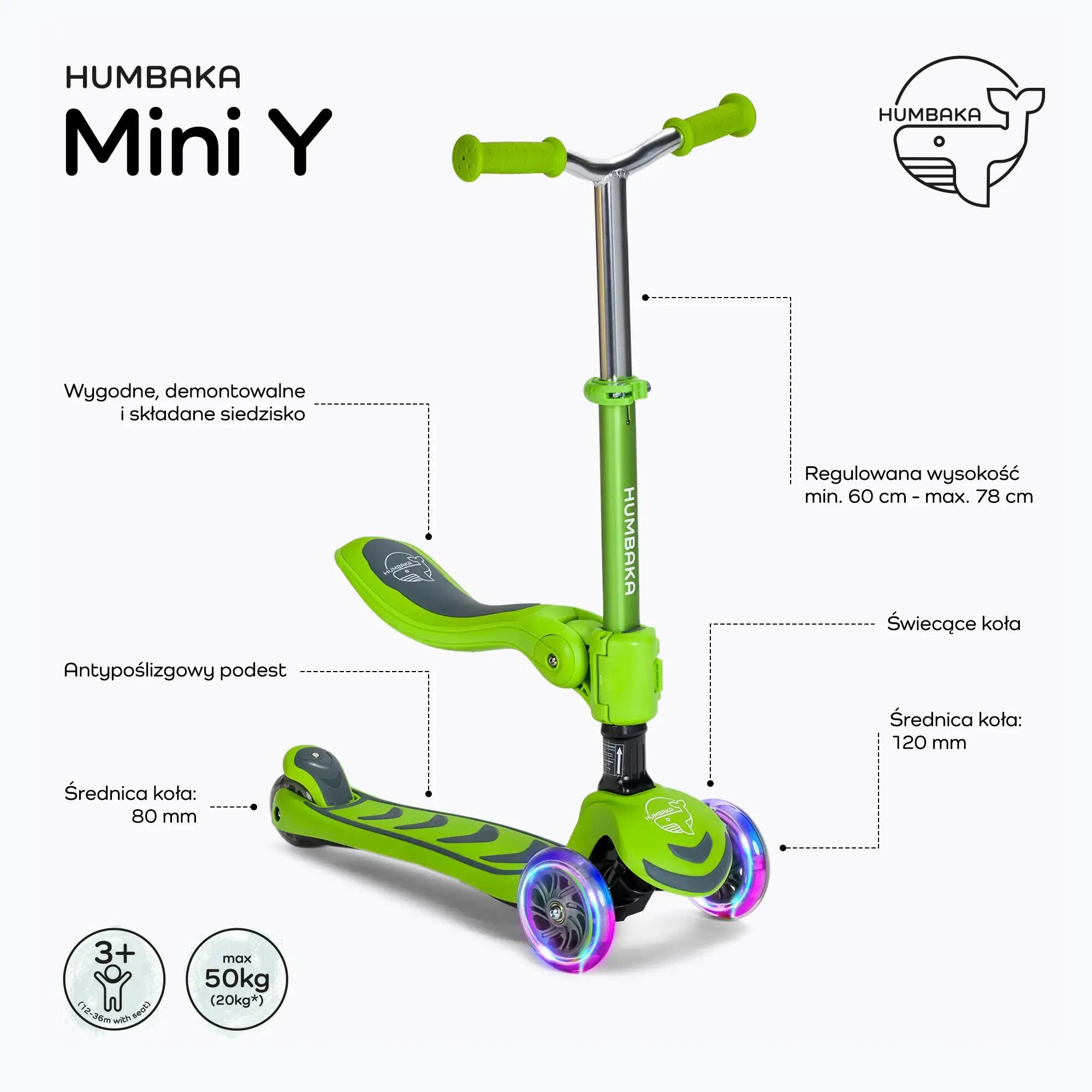 Kinderdriewielstep HUMBAKA Mini Y 2/7