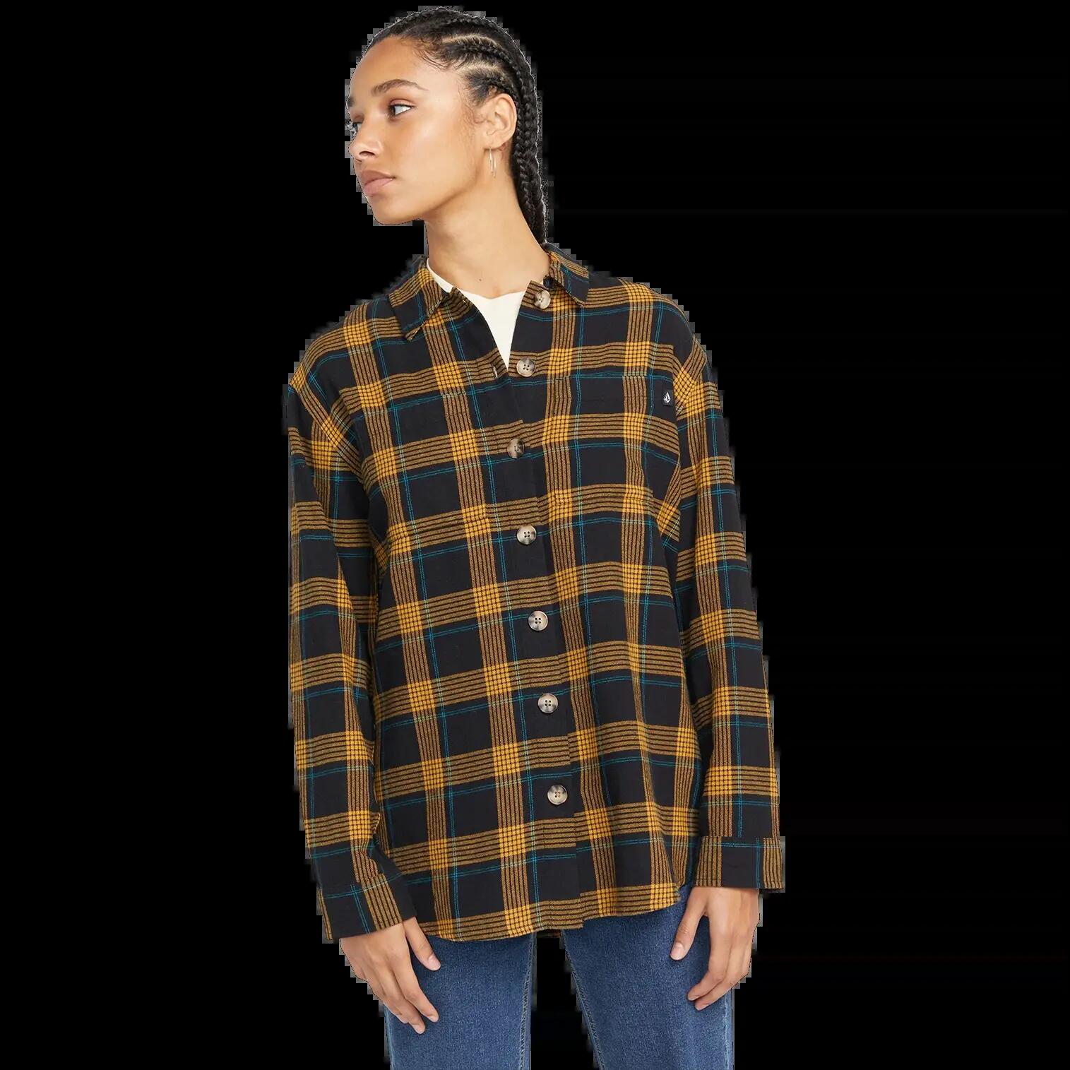 Camisa Volcom OVERSIZE ME LS Preto 5/5