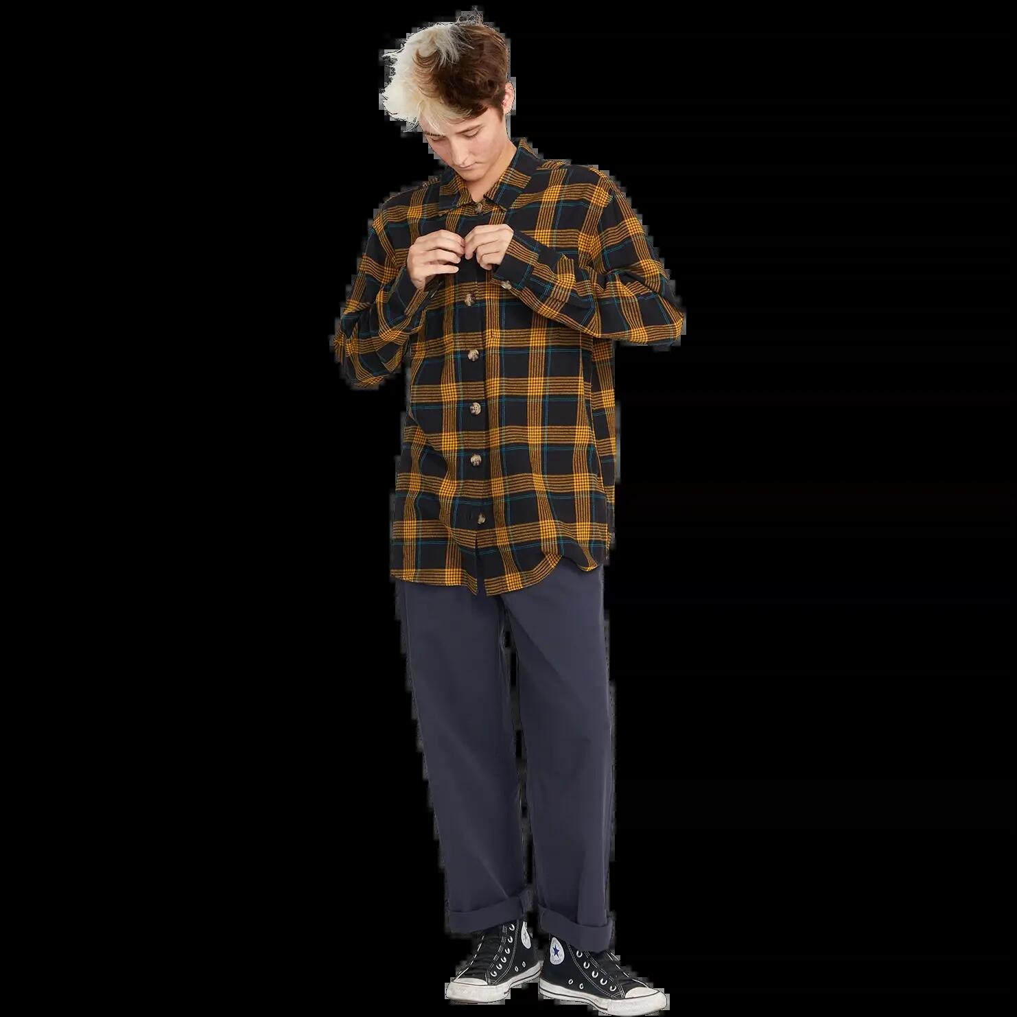 Camisa Volcom OVERSIZE ME LS Preto 4/5