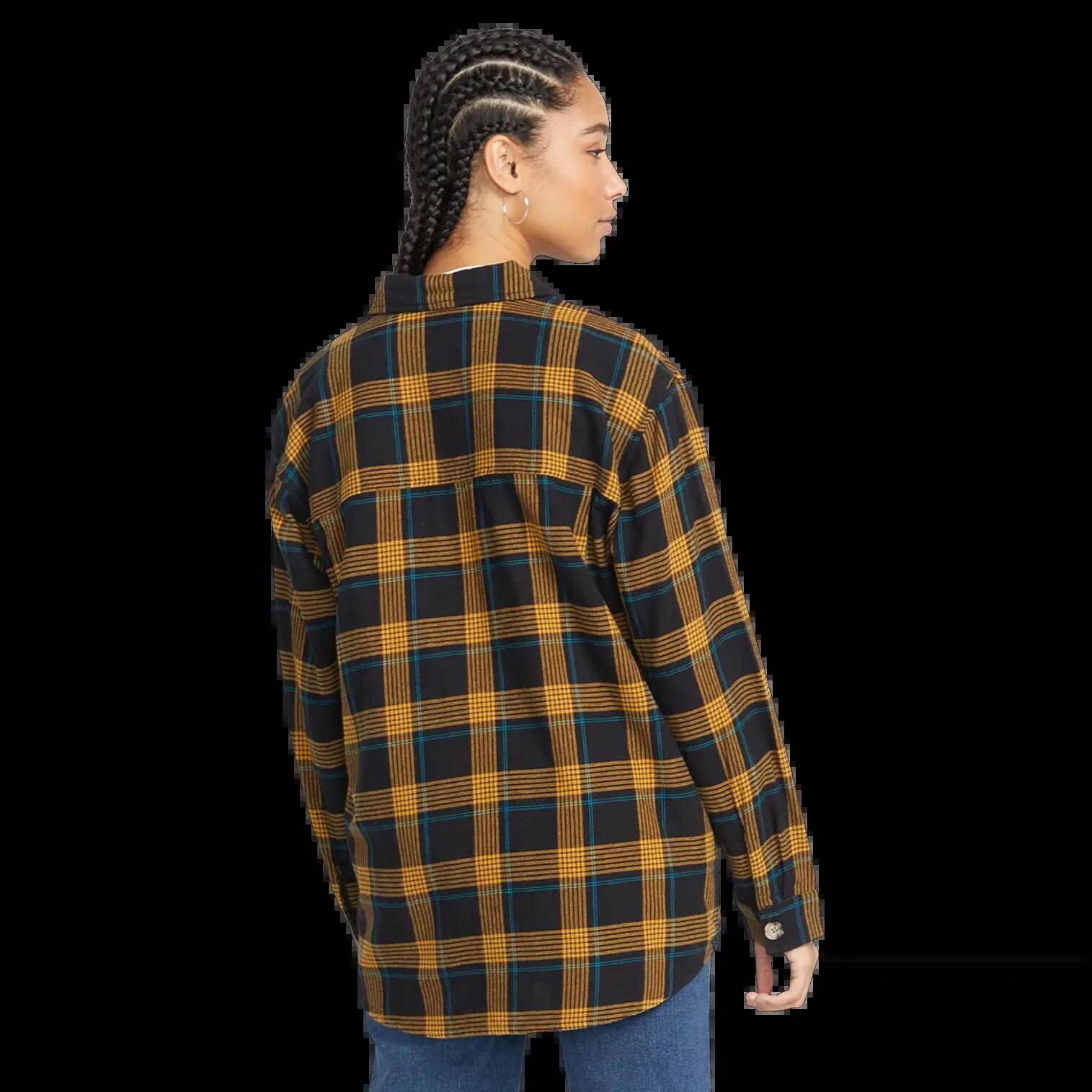 Camisa Volcom OVERSIZE ME LS Preto 2/5
