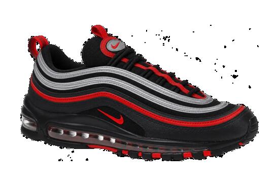 Zapatillas running hombre reflectantes Nike Air Max 97 negro