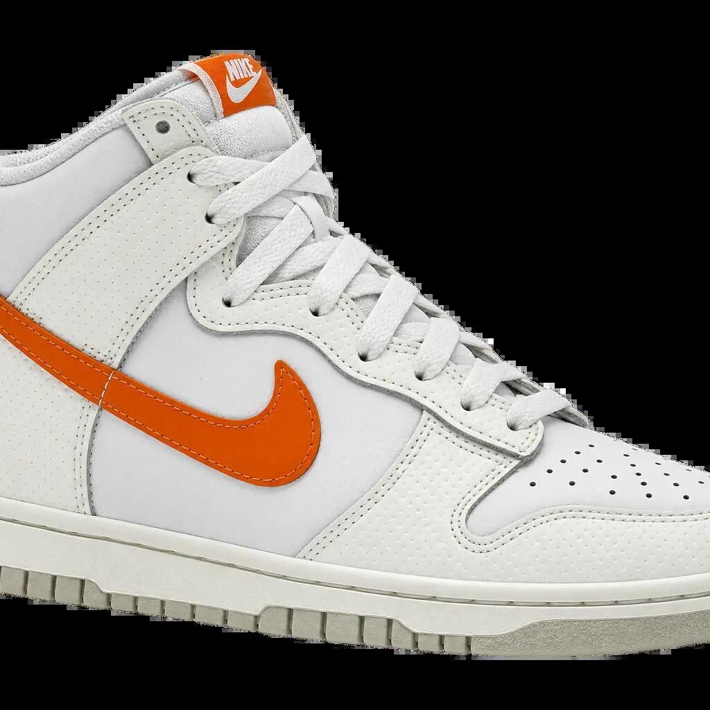 Damen - high-top-sneaker - nike dunk high - weiß-magma-orange