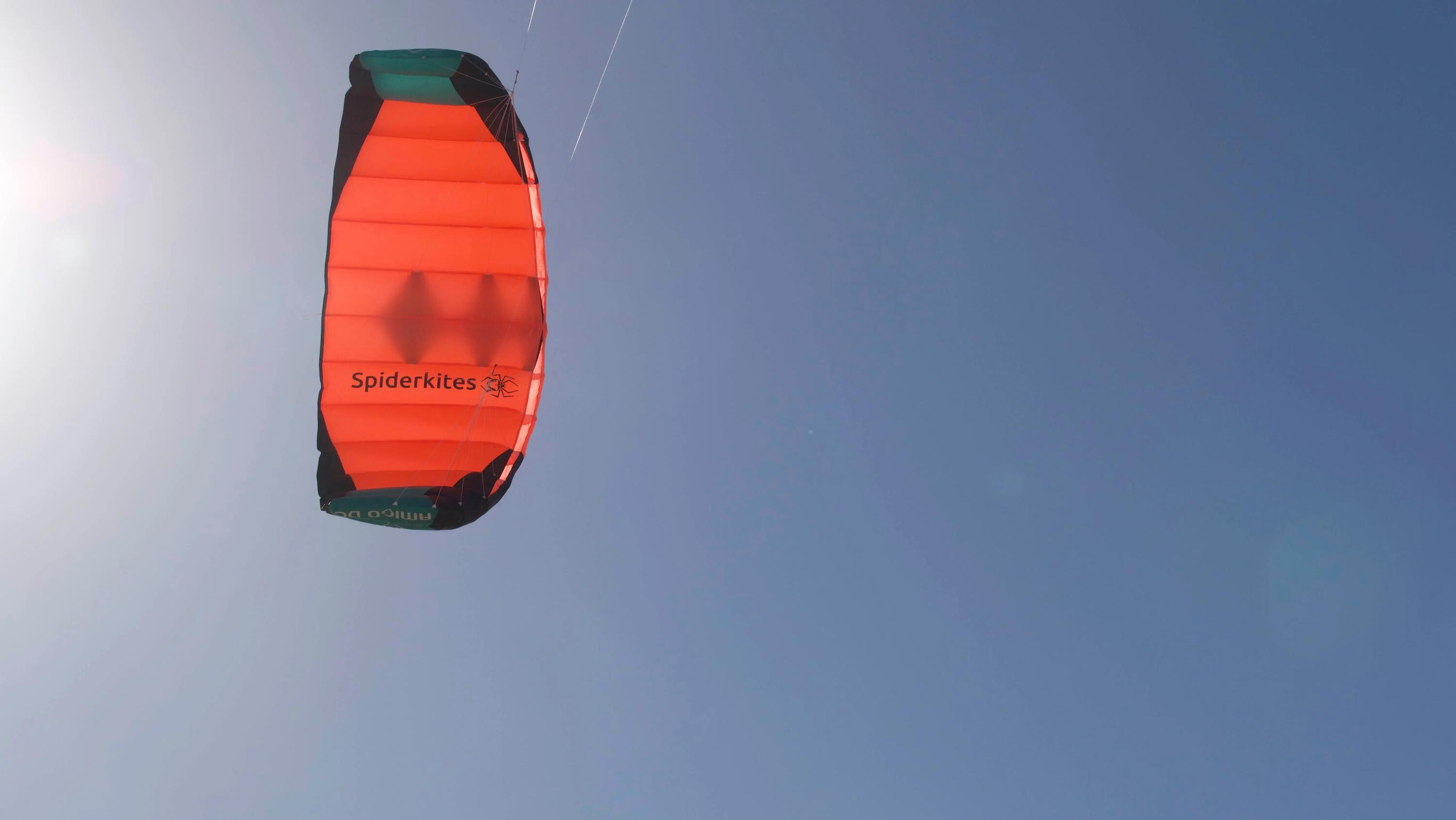 Matrasvlieger Spiderkites Amigo DC 2.05 + bar 10057 Oranje 205 x 74 cm 6/7