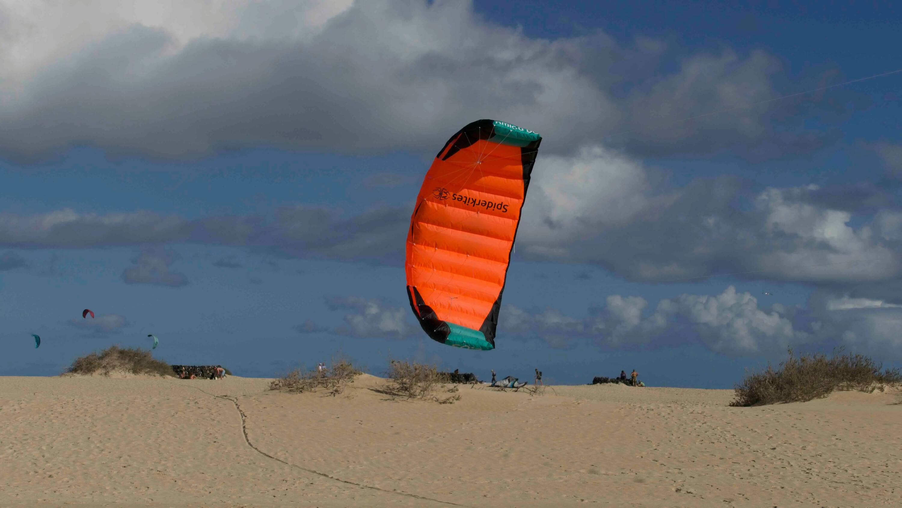 Matrasvlieger Spiderkites Amigo DC 2.05 + bar 10057 Oranje 205 x 74 cm 5/7