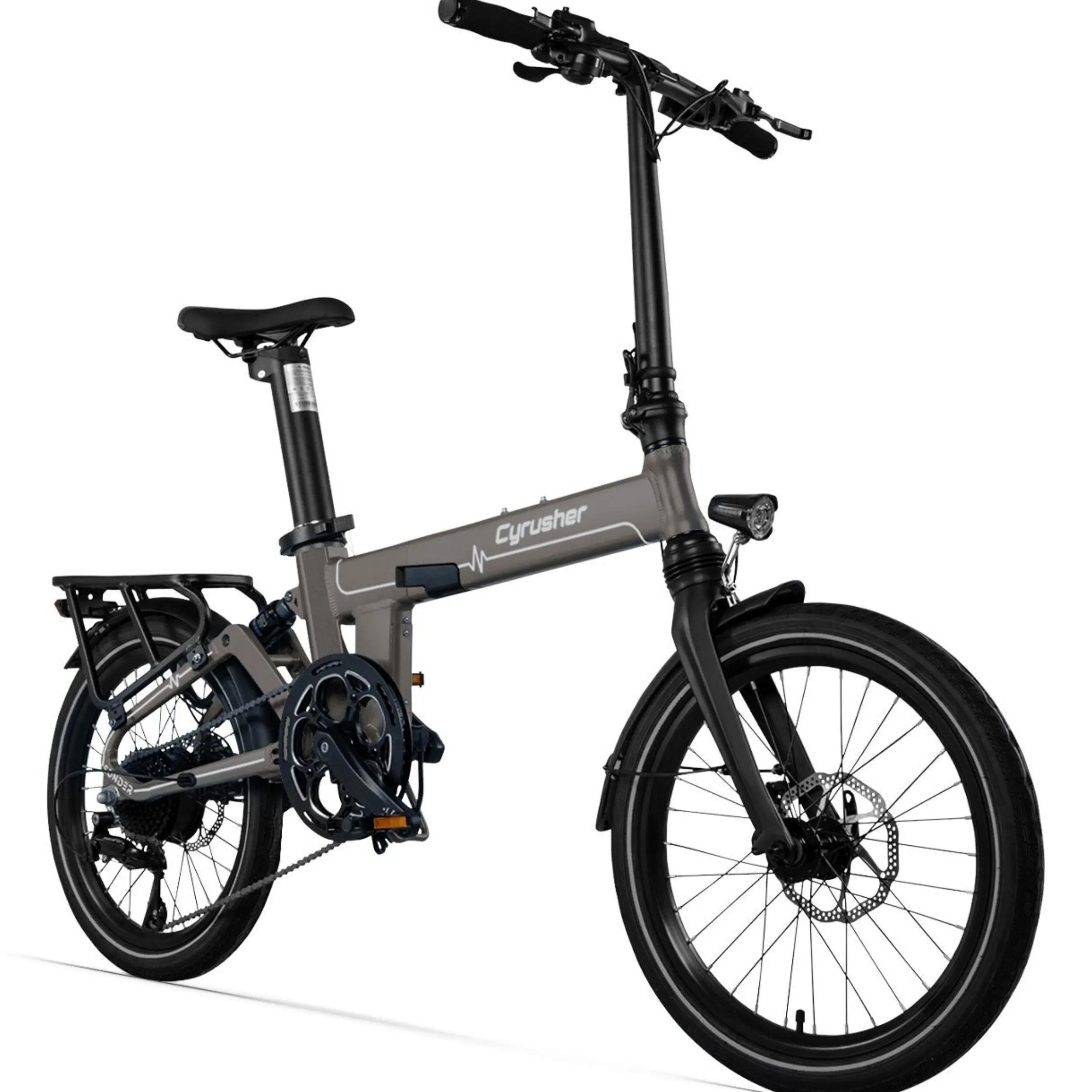 Vélo électrique urbain adulte Cyrusher Sonder 250W pneus 20" anti-crevaison 2/7