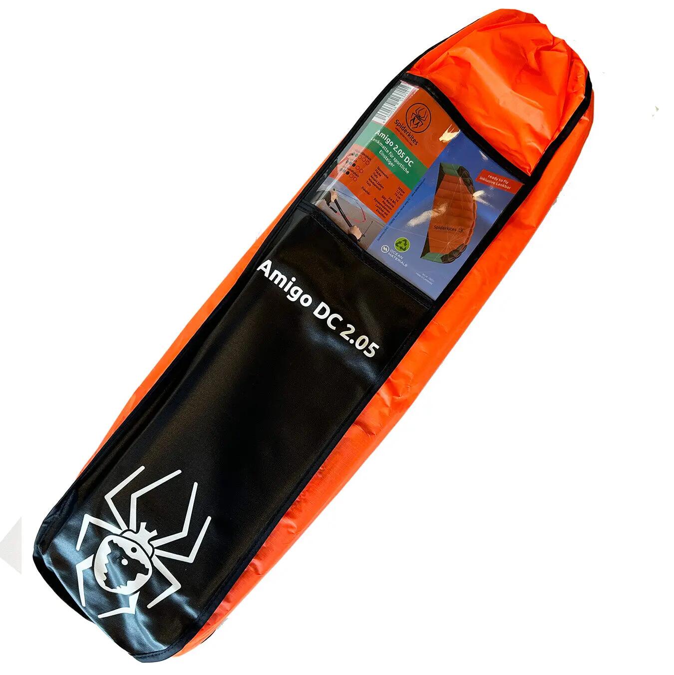 Matrasvlieger Spiderkites Amigo DC 2.05 + bar 10057 Oranje 205 x 74 cm 2/7