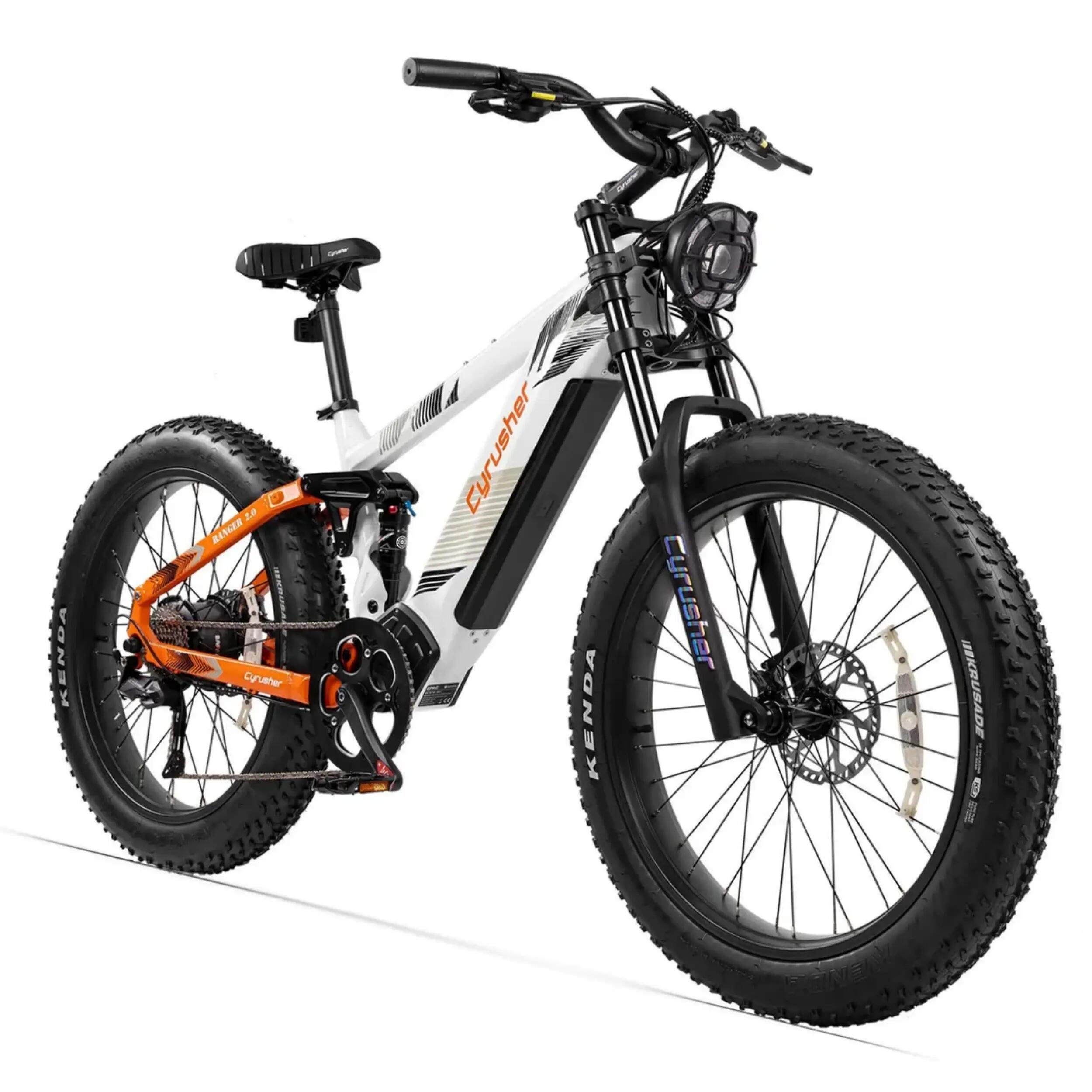 Vélo électrique urbain adulte Cyrusher Ranger 2.0 batterie 52V20Ah 95N·m 2/7