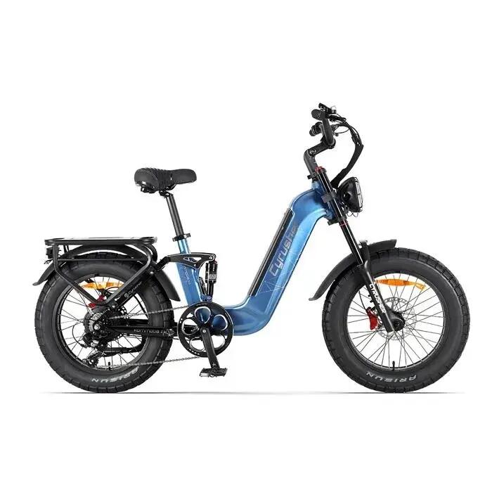 Bici elettrica Cyrusher Kommoda 3.0,Batteria 48V 20Ah,Pneumatico 20" 2/6