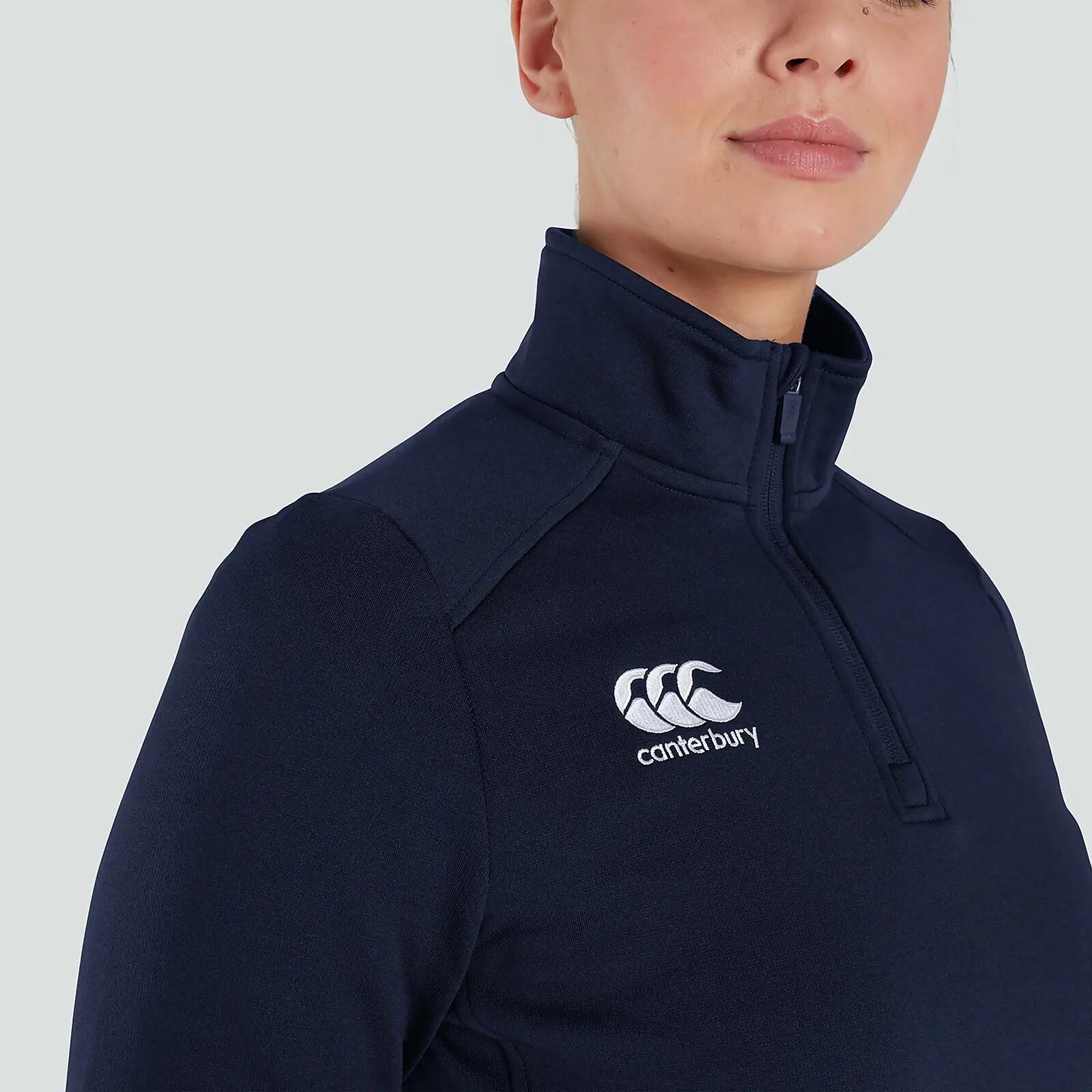 Haut d'entraînement 1/4 zip femme Canterbury Club 3/5