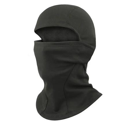 Masque de ski cagoule, polyester, termique, noir, 32x30 cm
