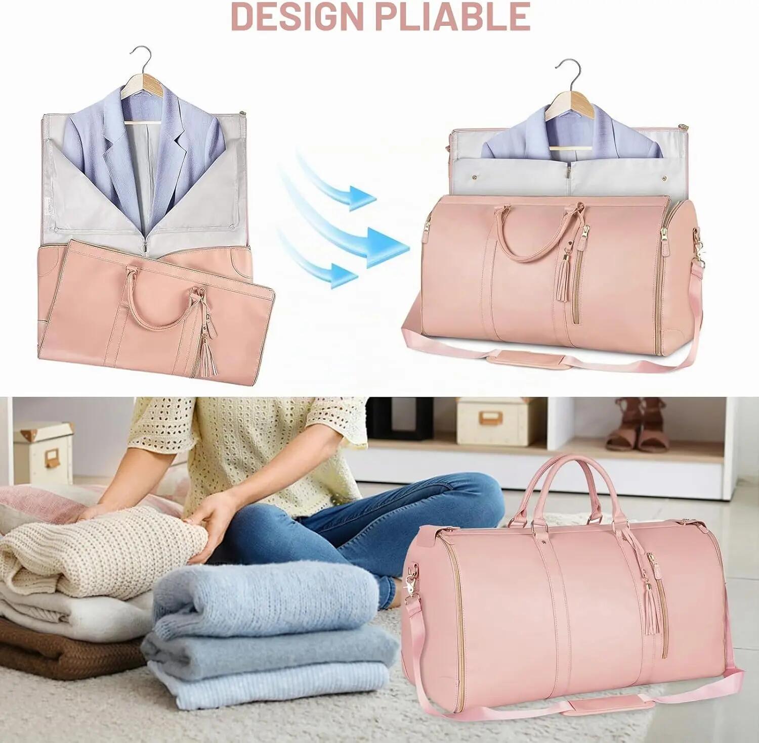 Sac de Voyage Pliable, Sac Voyage Cabine, Sac de Sport Femme Etanche, Grande Tra 3/6