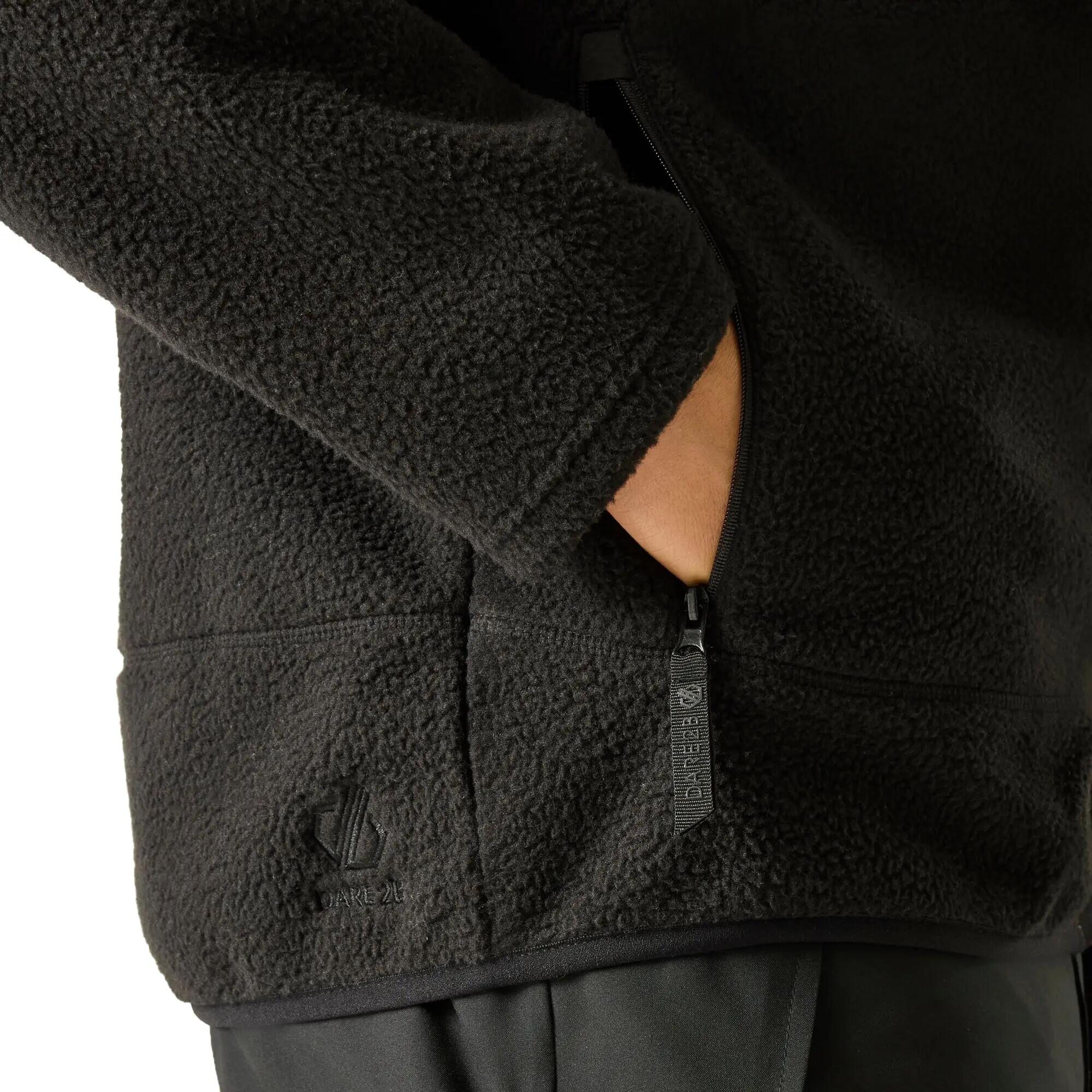 Mens Camber Shield Borg Fleece Jacket (Black) 6/7