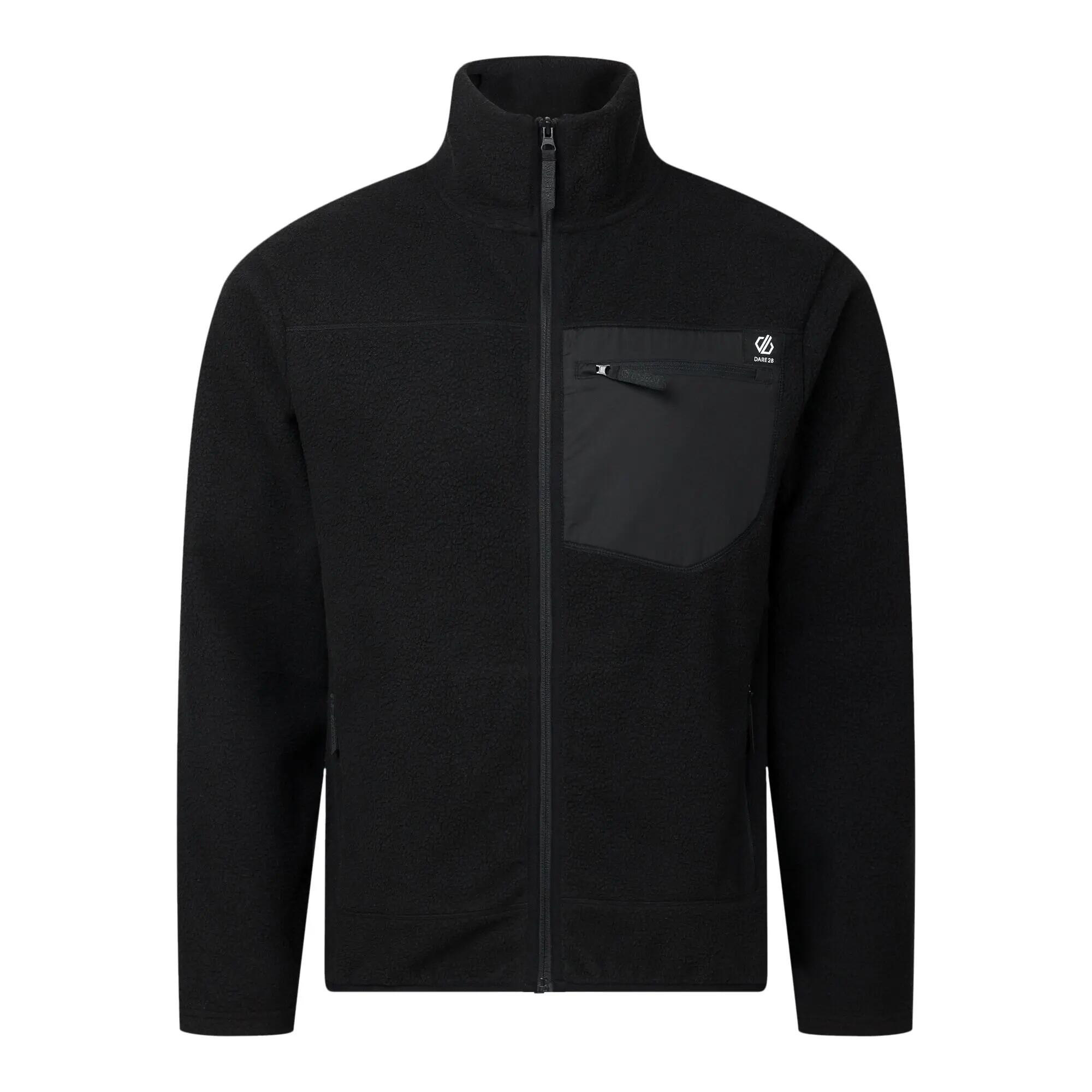 Mens Camber Shield Borg Fleece Jacket (Black) 2/7