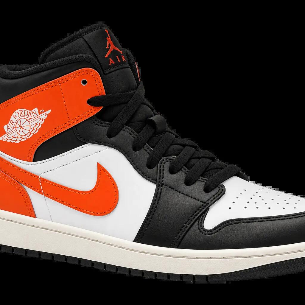 Herren - sneaker - air jordan 1 mid shattered backboard - orange