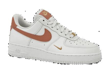 Zapatillas mujer minimalistas Nike Air Force 1 07 Essential blanco-rosa
