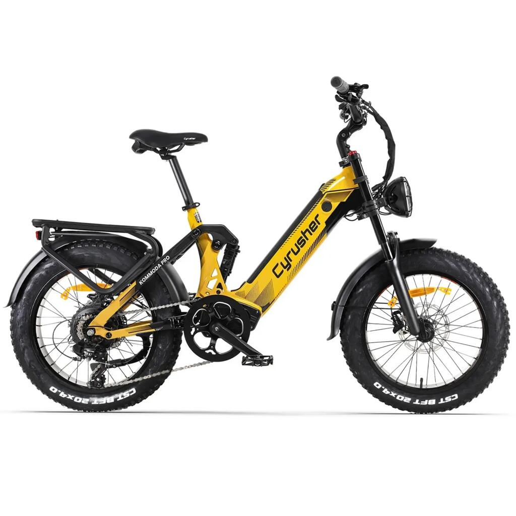 Градски електрически велосипед за възрастни Cyrusher Kommoda Pro батерия 52V20Ah
