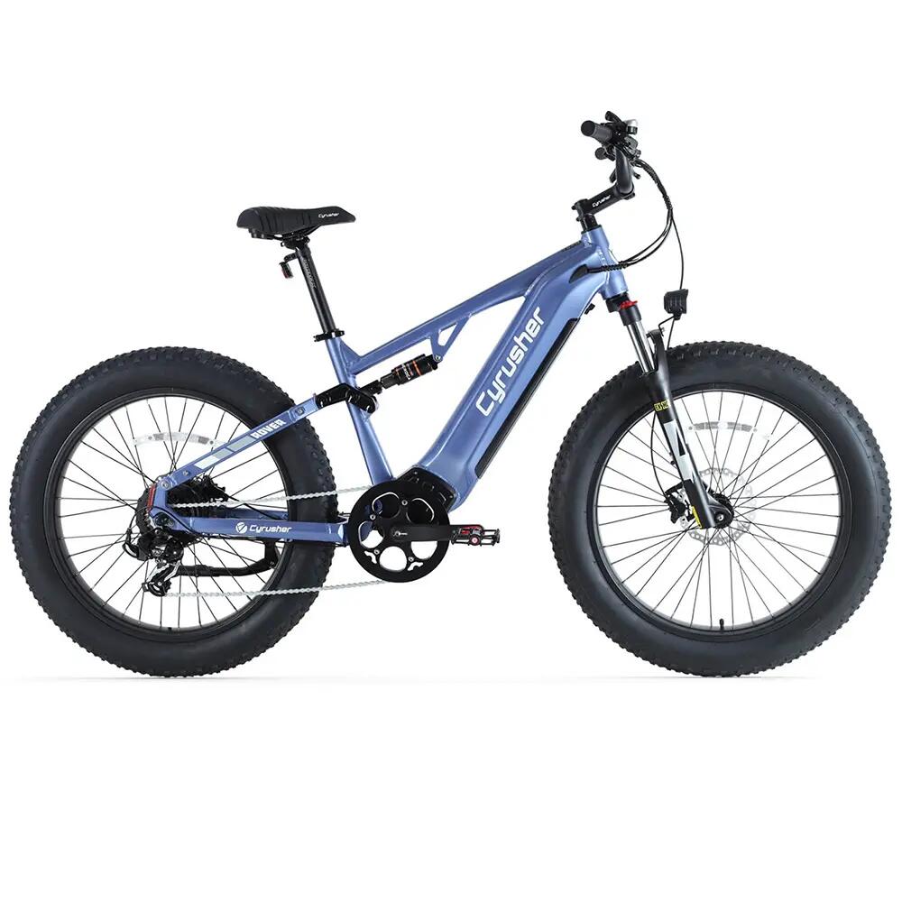 Bicicleta eléctrica Cyrusher Rover, Motor 250W, Batería 52V 15,6Ah,Neumático 26 2/8