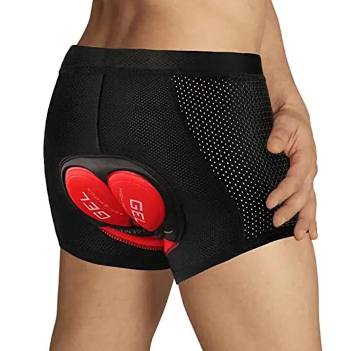 Sous-vêtements de cyclisme, coton avec silicone, noir, XL international 2/5