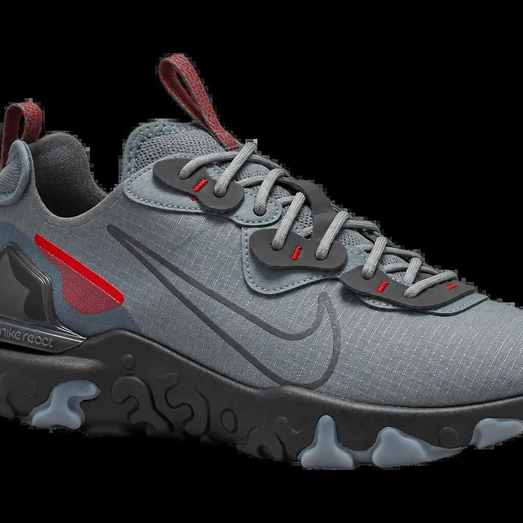 Herren - sneaker - Nike react vision - grau, university red