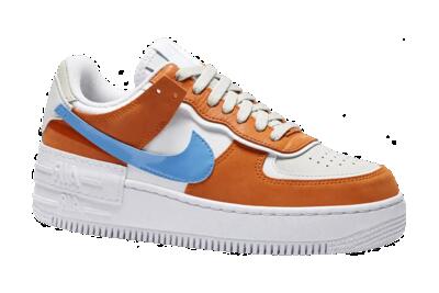 Donna - sneaker - bicolore - nike air force 1 shadow - marrone