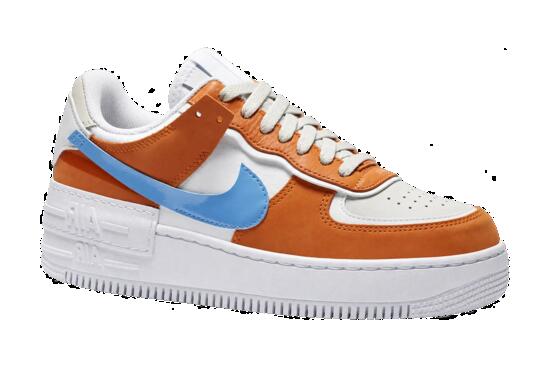 Zapatillas para mujer - bicolor - nike air force 1 shadow - marrón