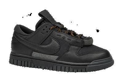 Heren - sneakers - air dunk jumbo - zwart-goud