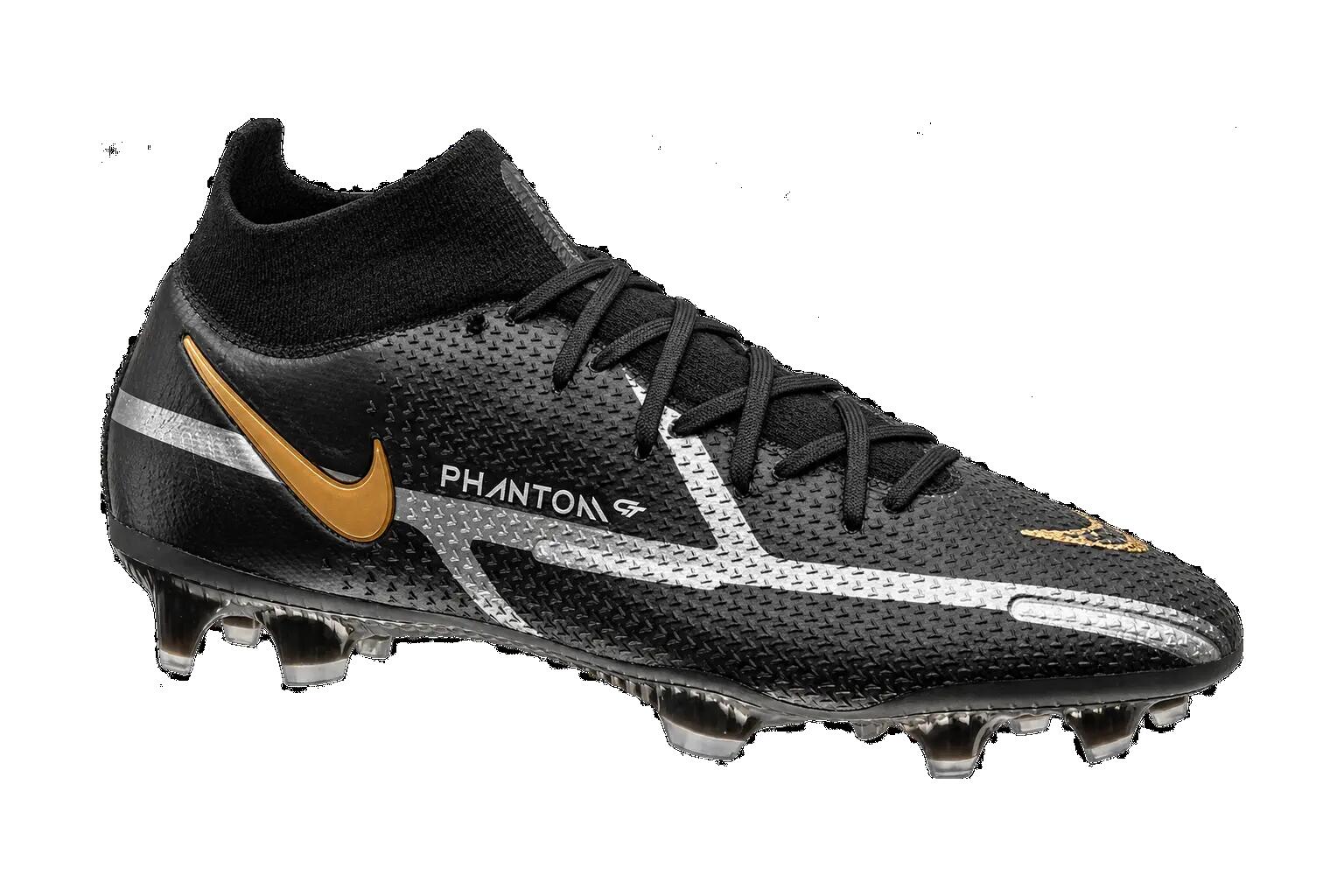 Hombres - Botines de fútbol - FG, negro-dorado - Phantom GT2 DF Elite 1/1