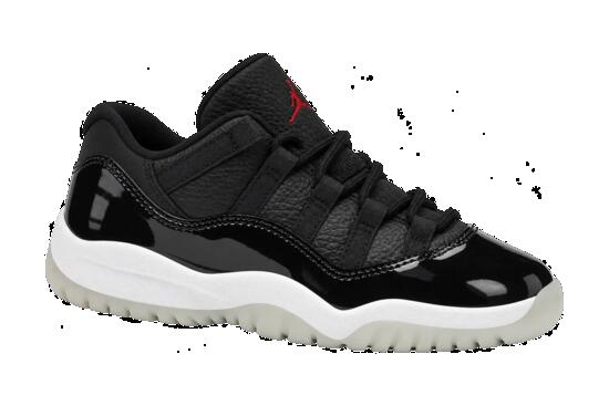 Zapatillas deportivas infantiles Retro Low Air Jordan 11 72-10 negro