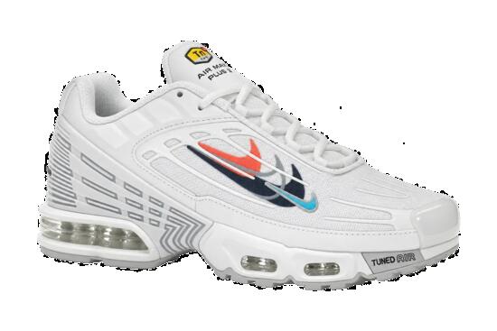 Hombres - Nike Air Max Plus 3 - Multi-Swoosh - Blanco