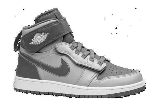 Zapatillas infantiles - FlyEase - Air Jordan 1 - color gris