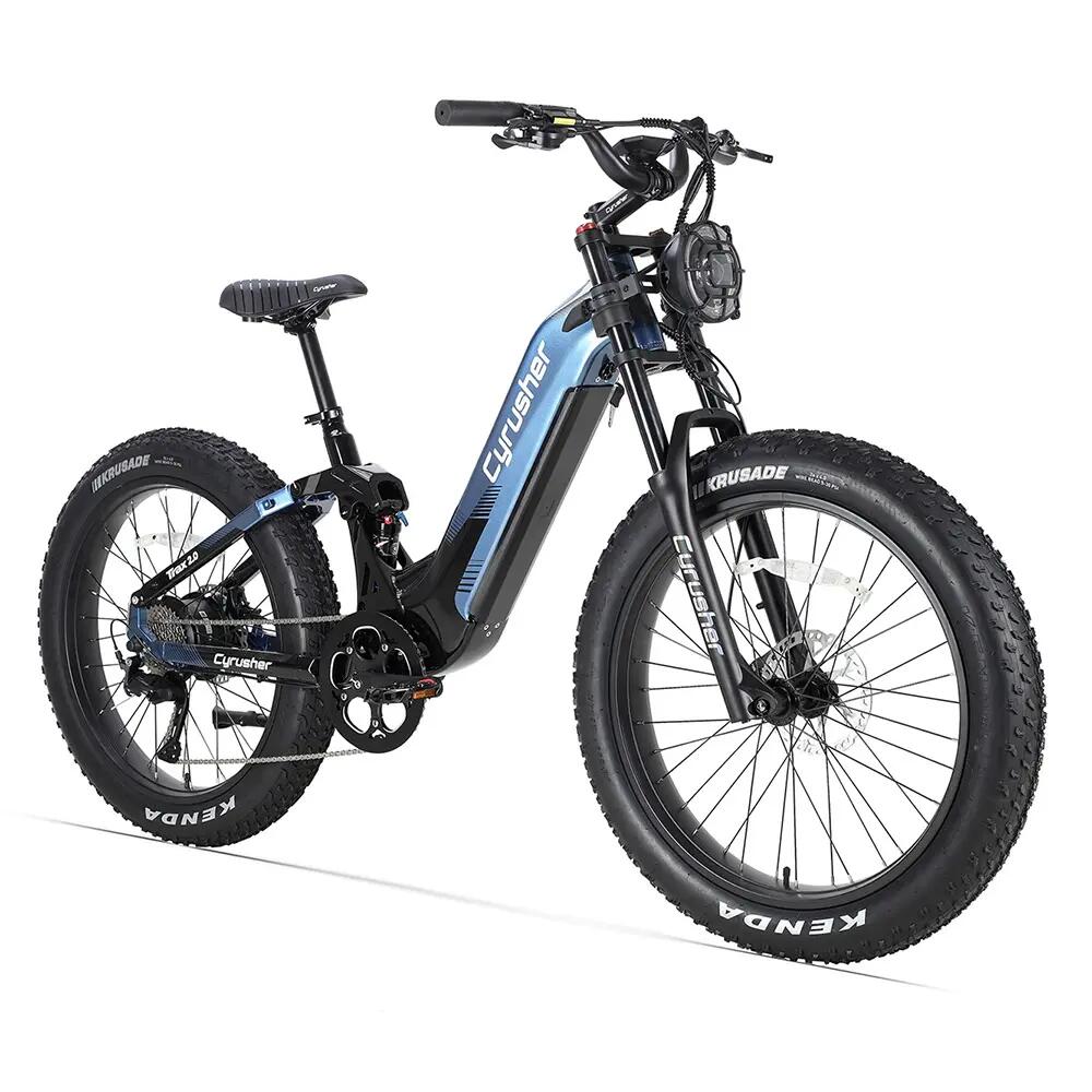 Електрически велосипед Cyrusher Trax 2.0, Мотор 250W, Батерия 52V 20Ah, Гуми 26"