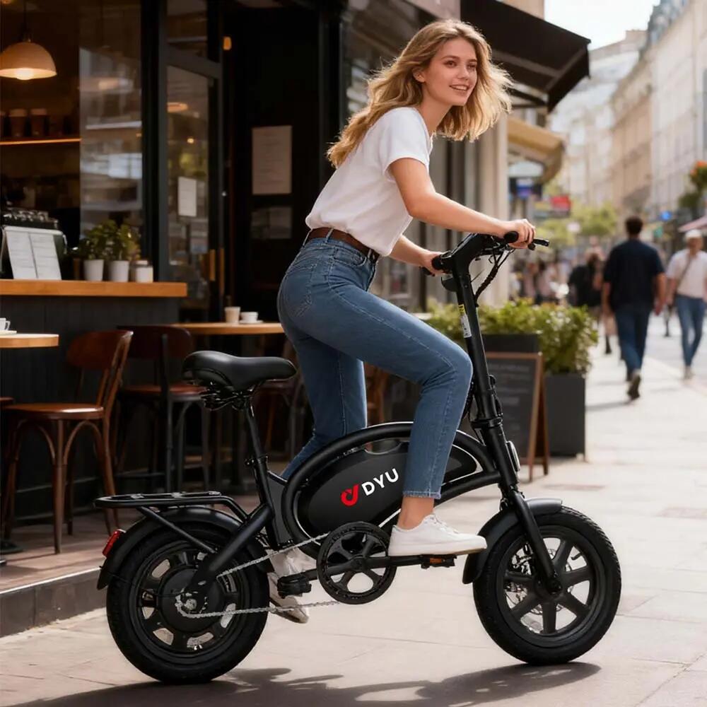 Bicicleta eléctrica para adultos D3F MINI: neumático de 14" | Batería 36V 7,8Ah 6/13
