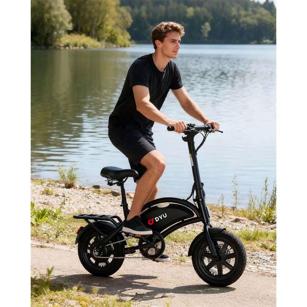 Bicicleta eléctrica para adultos D3F MINI: neumático de 14" | Batería 36V 7,8Ah 8/13