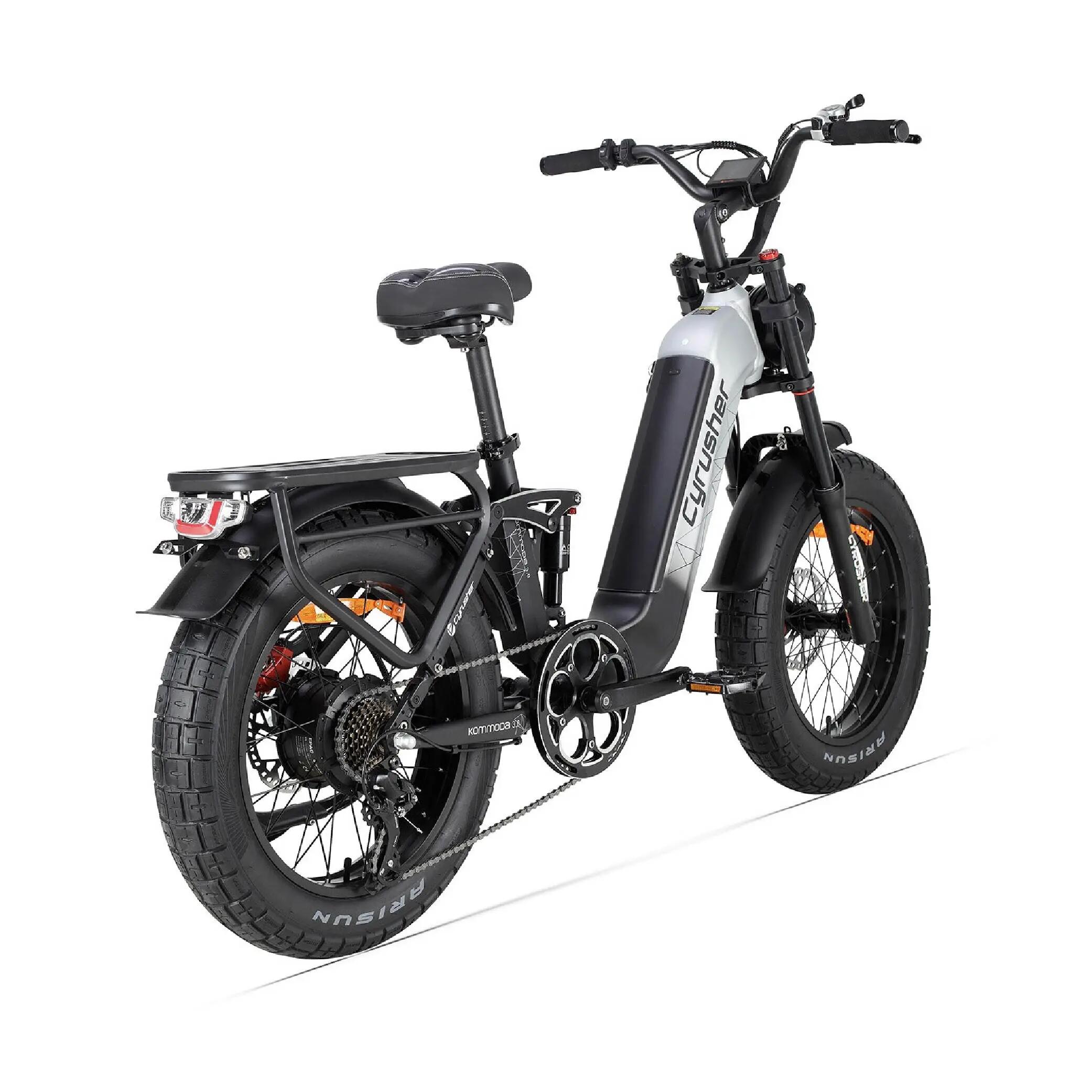 Bicicletta elettrica per adulti Cyrusher Kommoda 3.0, batteria 48 V 20 Ah 3/15